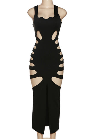Sleeveless Cut-Out Dress