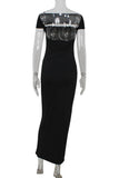 Elegant Off-Shoulder Evening Dress