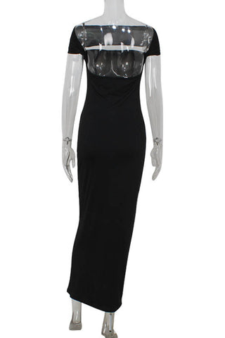 Elegant Off-Shoulder Evening Dress