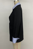 Striped Classic Blazer with Layered Look