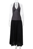 Halter Neck Polka Dot  Dress
