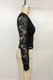 Elegant Lace V-Neck Blouse