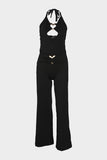 Heart Cut-Out Jumpsuit