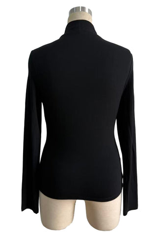 Floral High-Neck T-Shirt