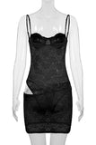 Strappy Lace Casual Dress