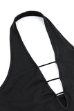Strappy Cutout Halter Tank Top