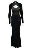 Elegant Lace Evening Gown