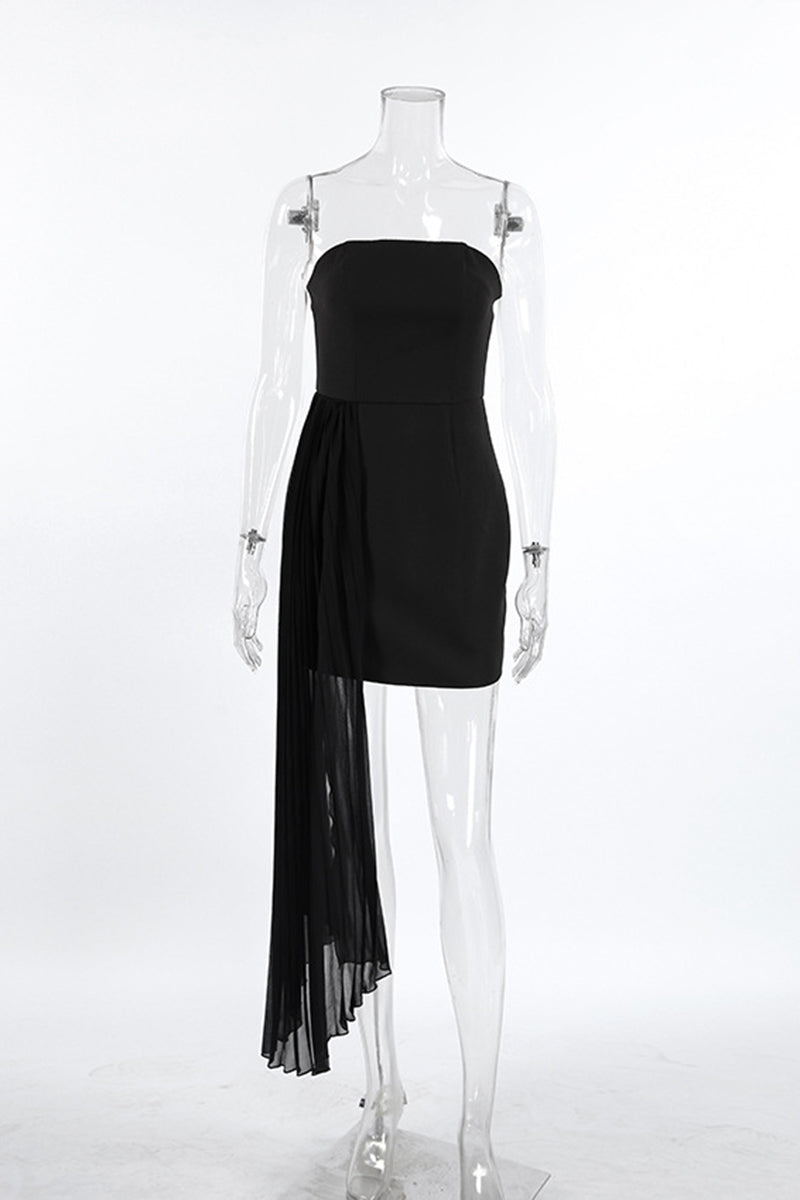 Elegant Asymmetrical Casual Dress