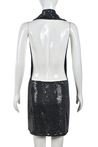 Sequin Halter Night Out Dress