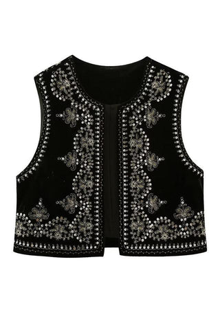 Embellished Formal Vest