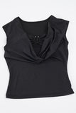 Elegant Ruched Front T-Shirt