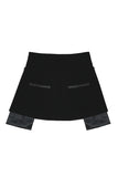 Embellished Mini Skirt with Belt