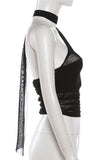 Asymmetric Neckline Tank Top