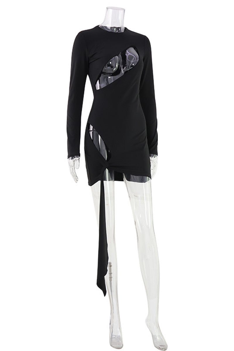 Asymmetrical Cut-Out Night Out Dress