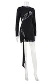 Asymmetrical Cut-Out Night Out Dress