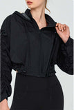 Hooded Drawstring Jacket