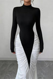 Elegant Ruched Evening Dress