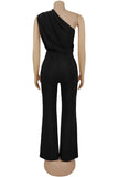 Elegant One-Shoulder Jumpsuit