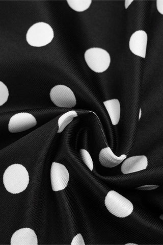 One-Shoulder Polka Dot Romper