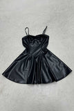 Strap Detail Flared Dress