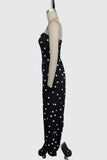 Strapless Polka Dot Jumpsuit