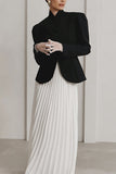 Elegant Button-Front Blazer