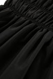 Strapless Maxi Dress with Flared Skirt