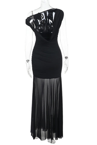 Elegant Draped Casual Dress