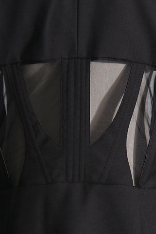 Structured Corset-Style Blazer