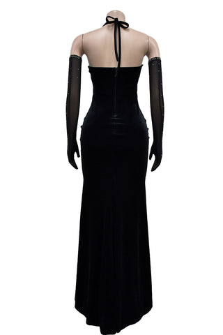 Elegant Evening Gown with Split Detail
