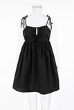 Tie-Shoulder Casual Dress