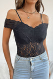 Lace Off-Shoulder Bodysuit