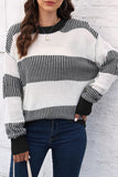 Striped Sweater with Relaxed Fit
