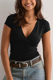 V-Neck Wrap T-Shirt