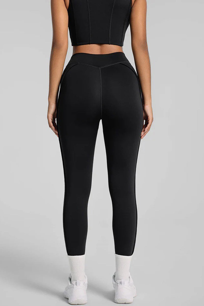 Sleek High-Waist Casual Leggings