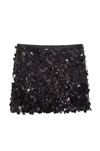 Sequin Embellished Mini Skirt
