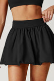 Playful Bubble Hem Mini Skirt