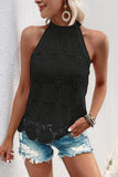 Lace Halter Tank Top