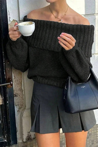 Cozy Off-Shoulder Sweater