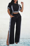 Striped Sporty Pants Set
