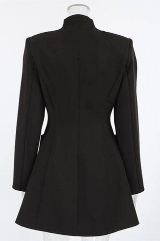 Chic Buttoned Casual Dress