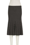 Polka Dot Midi Skirt