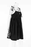 Tie-Shoulder Casual Dress