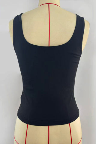 Studded Trim Tank Top