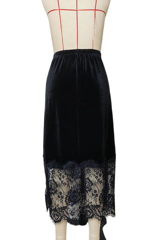 Lace-Trim Skirt