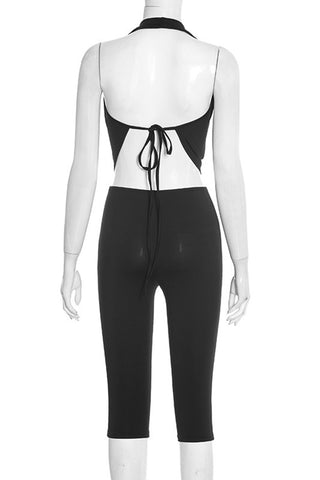 Stylish Halter Pants Set