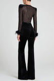 Chic Patterned Jumpsuit