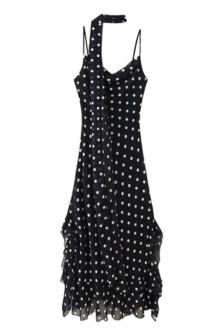 Polka Dot Spaghetti Strap Dress