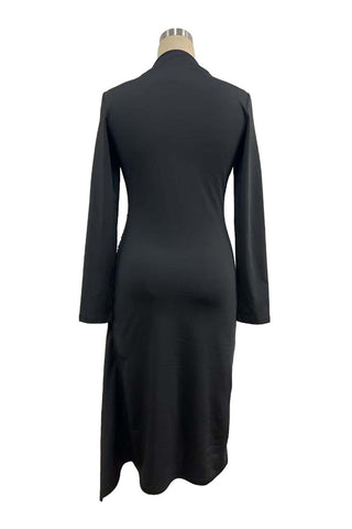 Elegant Asymmetric Evening Dress