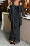 Off-Shoulder Elegant Evening Gown